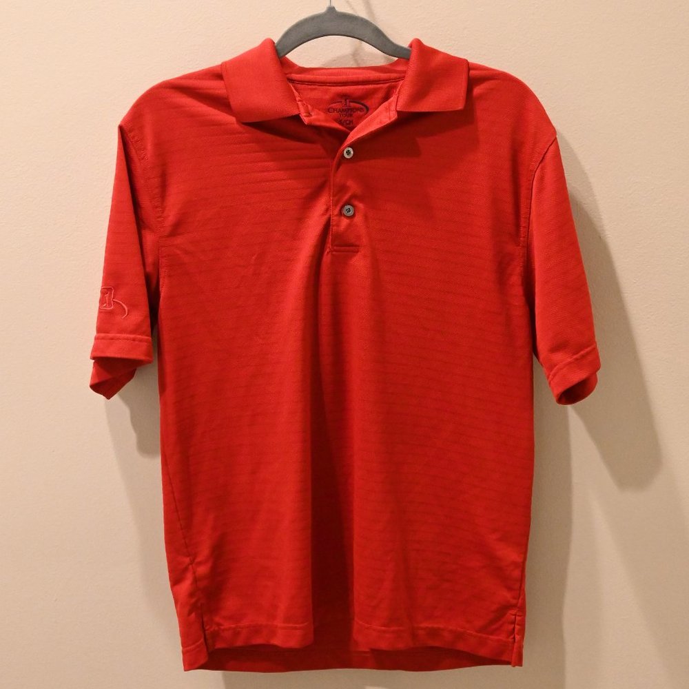 Champions Tour Size Small Men's red Golf Shirt